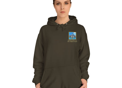 Sudadera con capucha unisex universitaria