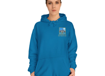 Sudadera con capucha unisex universitaria